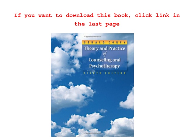 Theory practice counseling psychotherapy